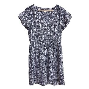 Goodthreads Navy Blue Ditzy Floral Dress NEW